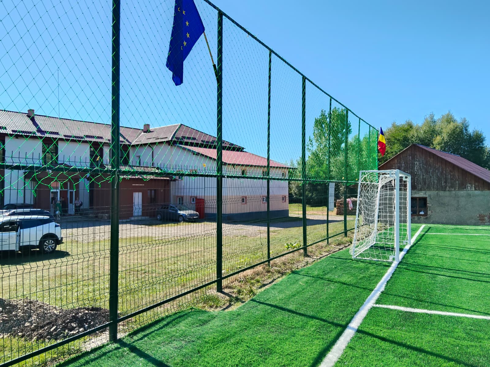Reabilitare Teren de SPORT cu gazon sintetic pentru fotbal 50mm