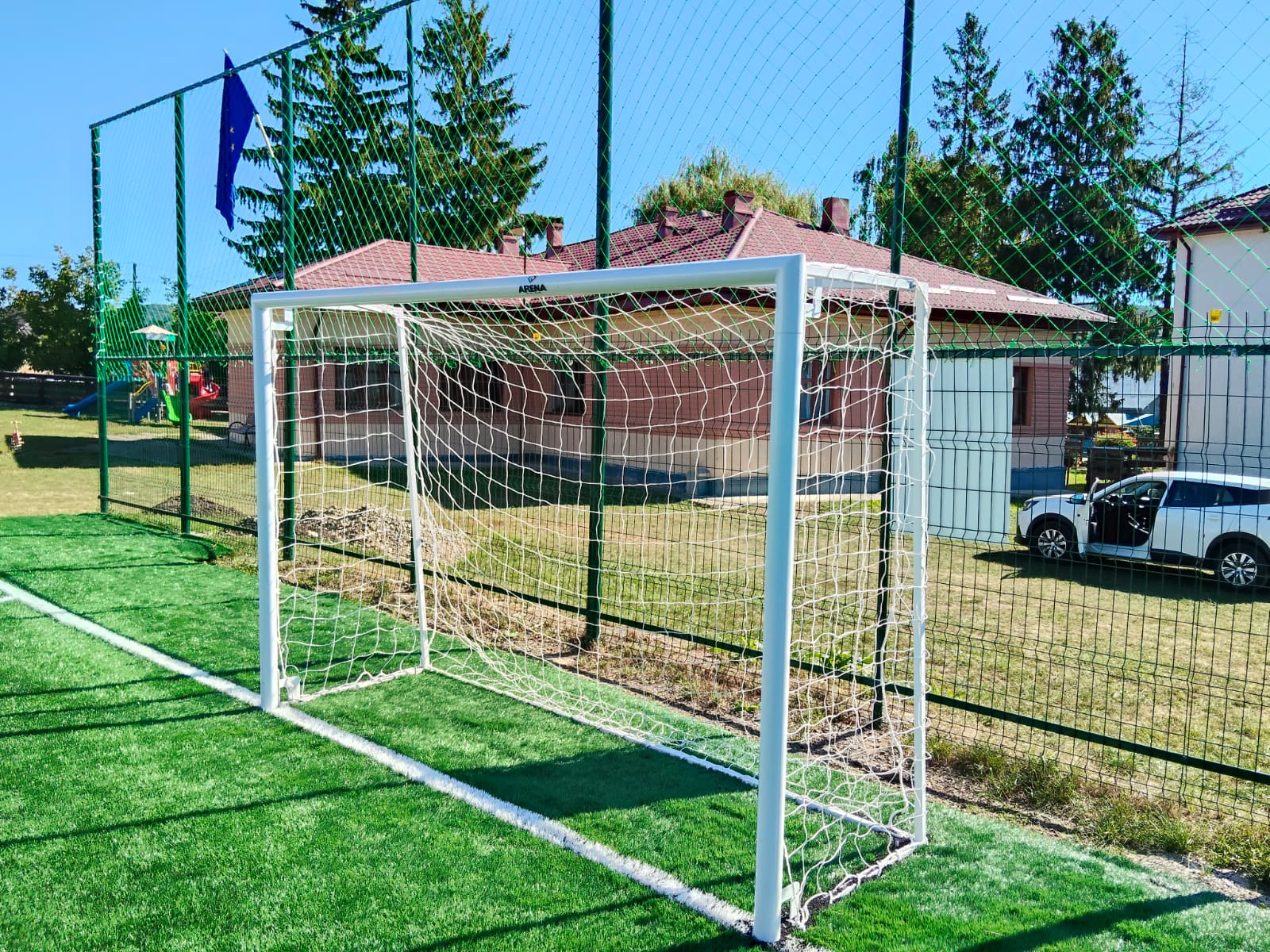 Reabilitare Teren de SPORT cu gazon sintetic pentru fotbal 50mm