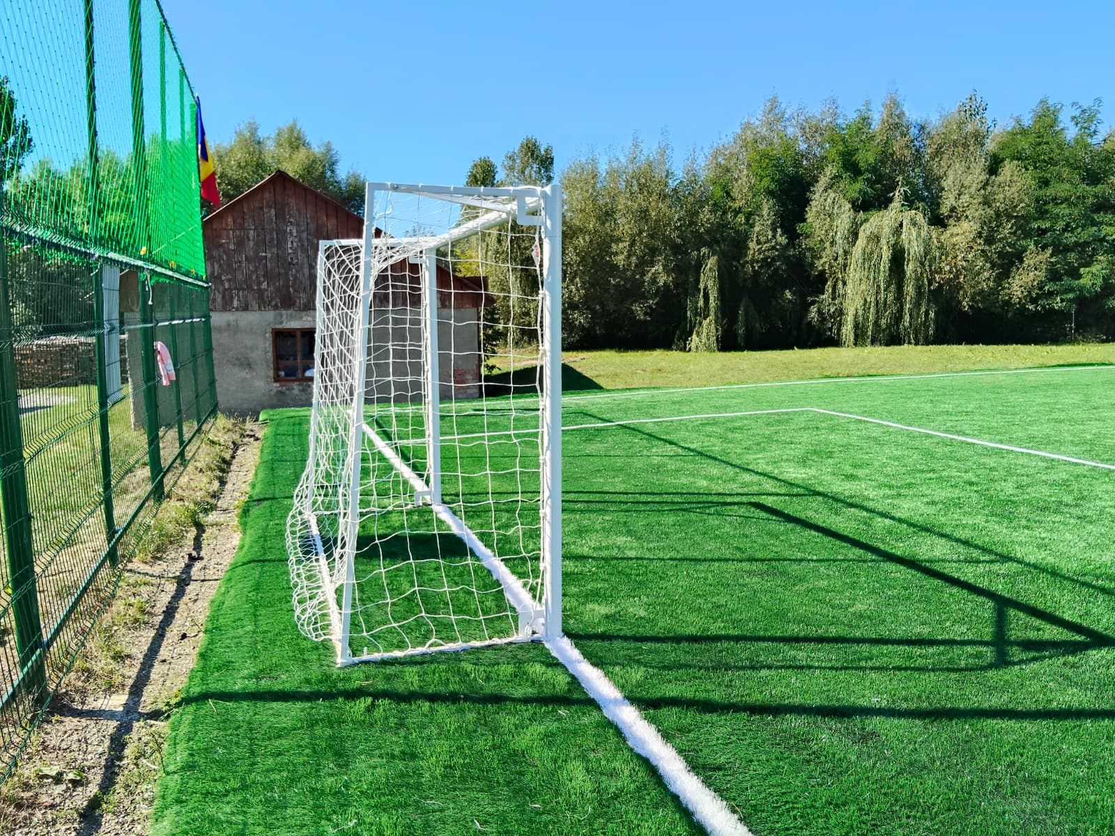 Reabilitare Teren de SPORT cu gazon sintetic pentru fotbal 50mm