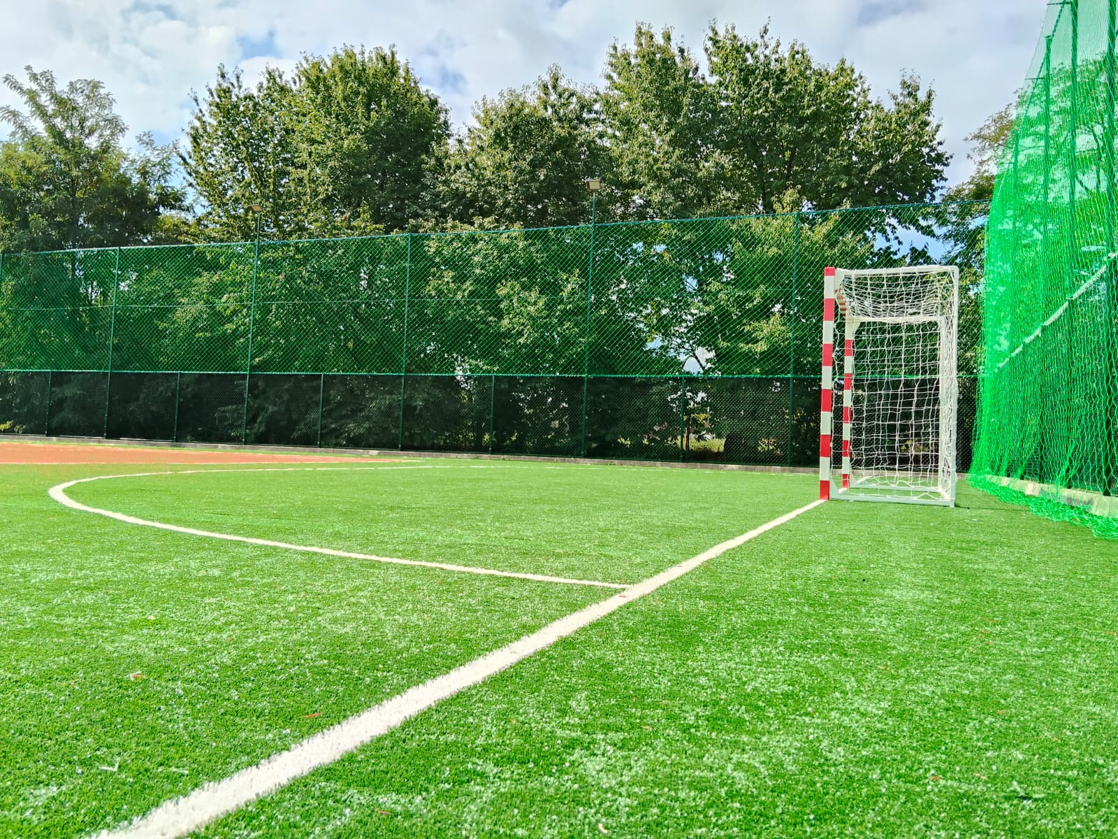 Reabilitare Teren de SPORT cu gazon sintetic 44x22