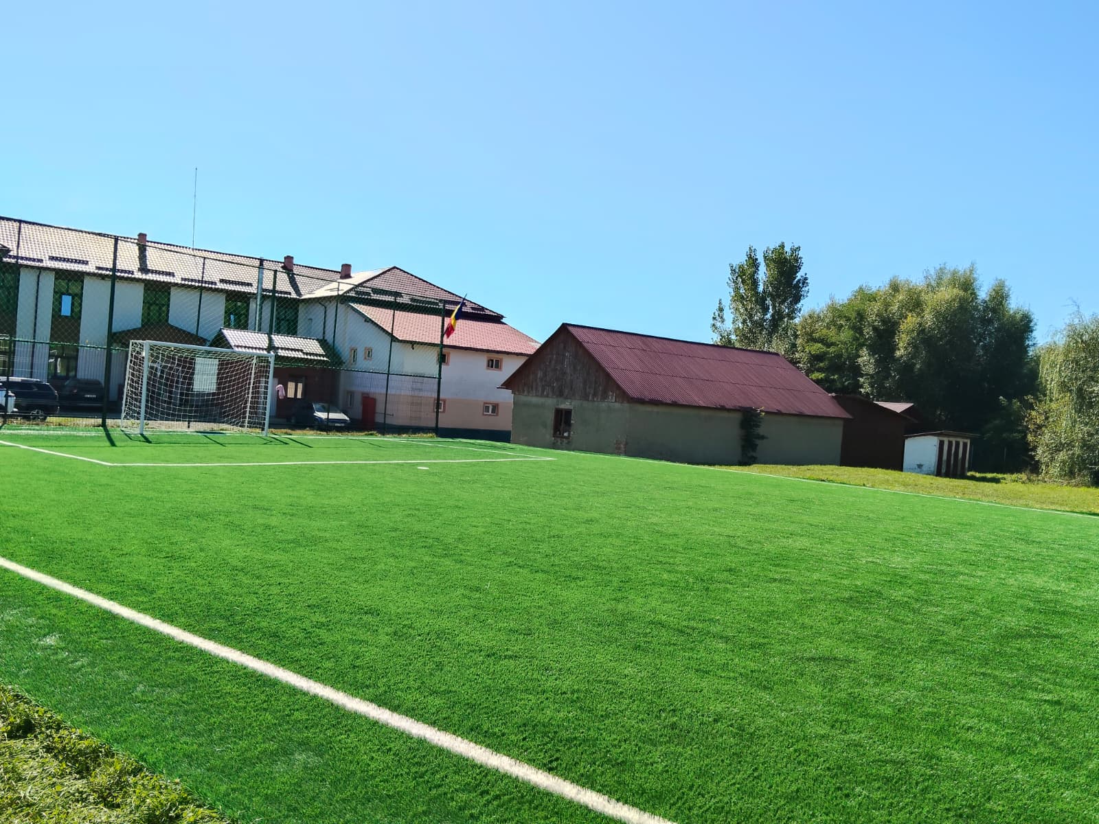 Reabilitare Teren de SPORT cu gazon sintetic pentru fotbal 50mm